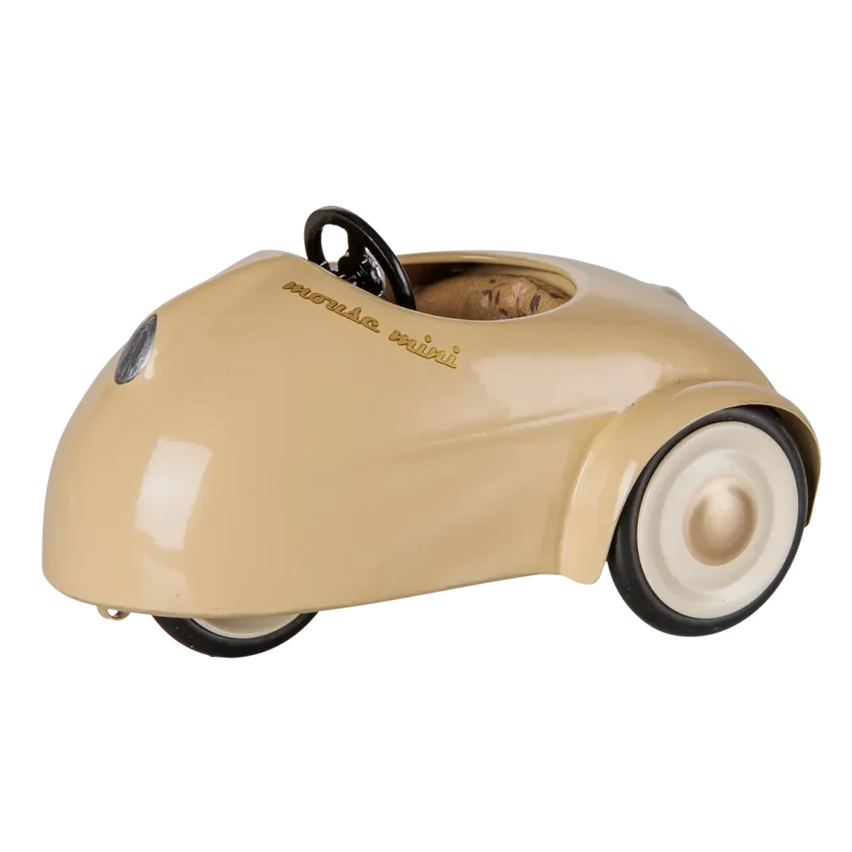 Maileg Macchina per Topi con Cordino Beige Macchinina Metallo