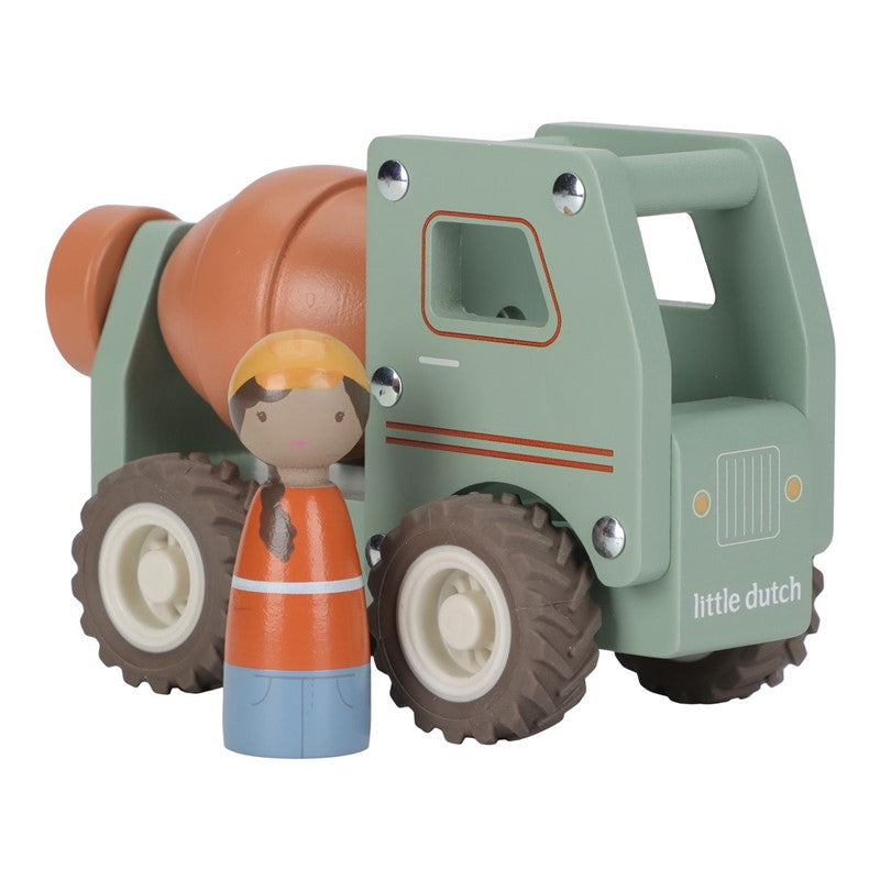 Little Dutch betoniera legno giocattolo operaio