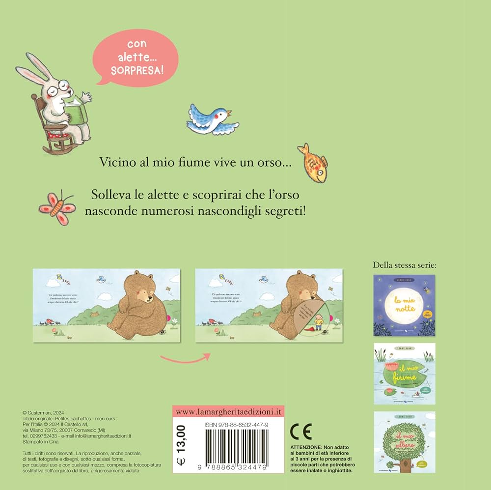 La Margherita Il mio orso libro con alette cartonato