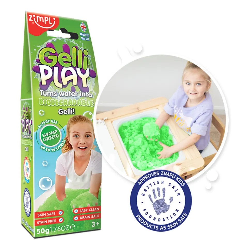 Zimpli Kids Gelli Play gel bagno verde 50 g