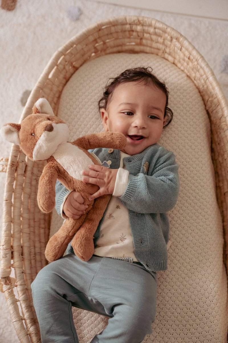Little Dutch Forest Friends body manica corta cotone bio