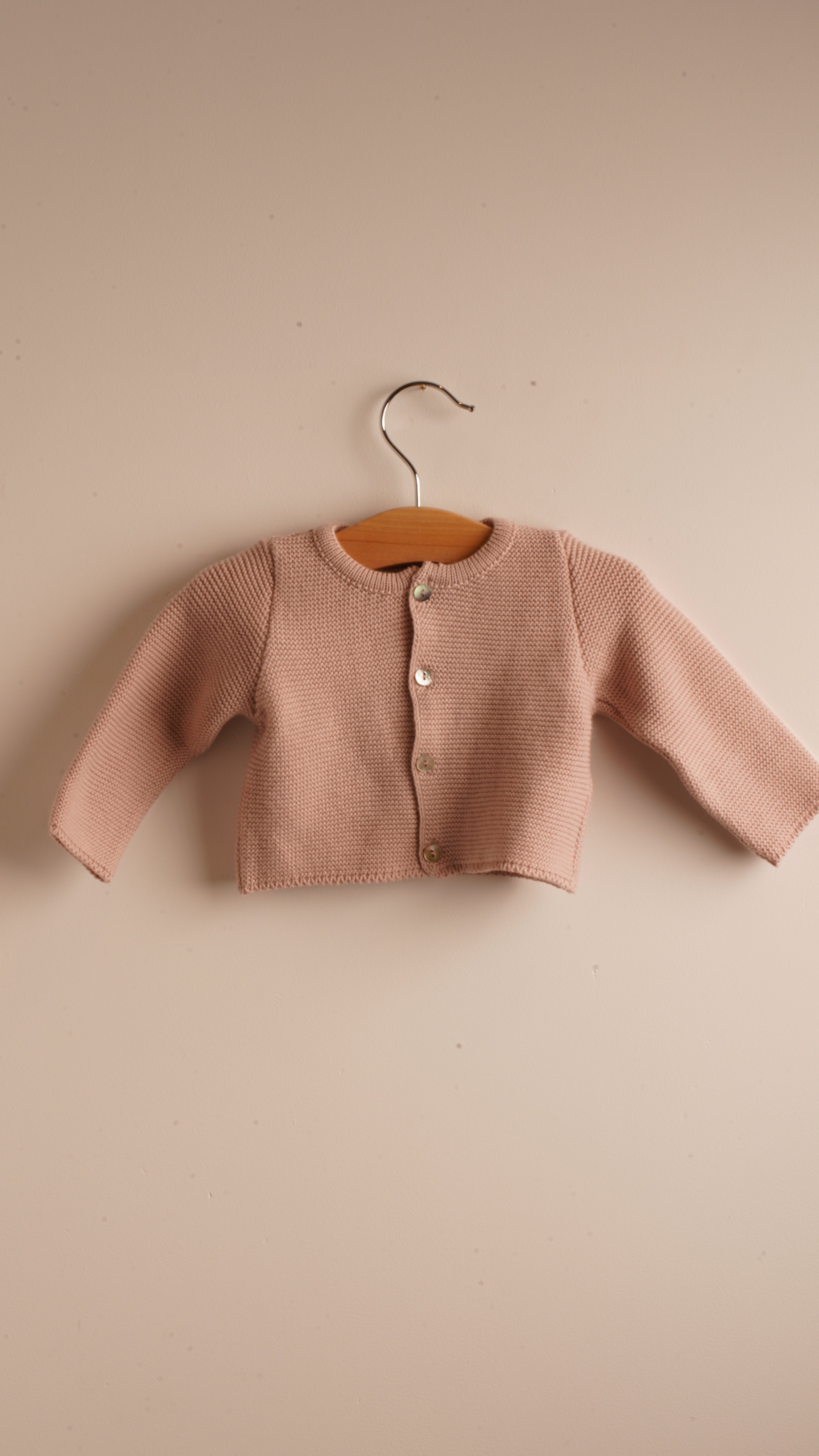 Mebi giacca cotone rosa nude bambina 100% cotone