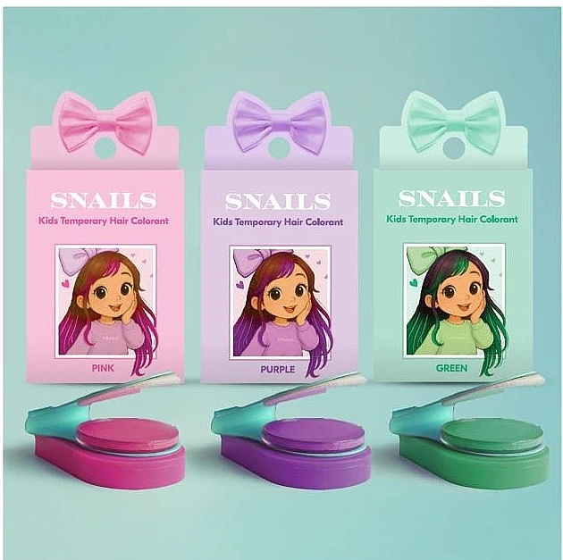 Snails Green tampone capelli gesso atossico