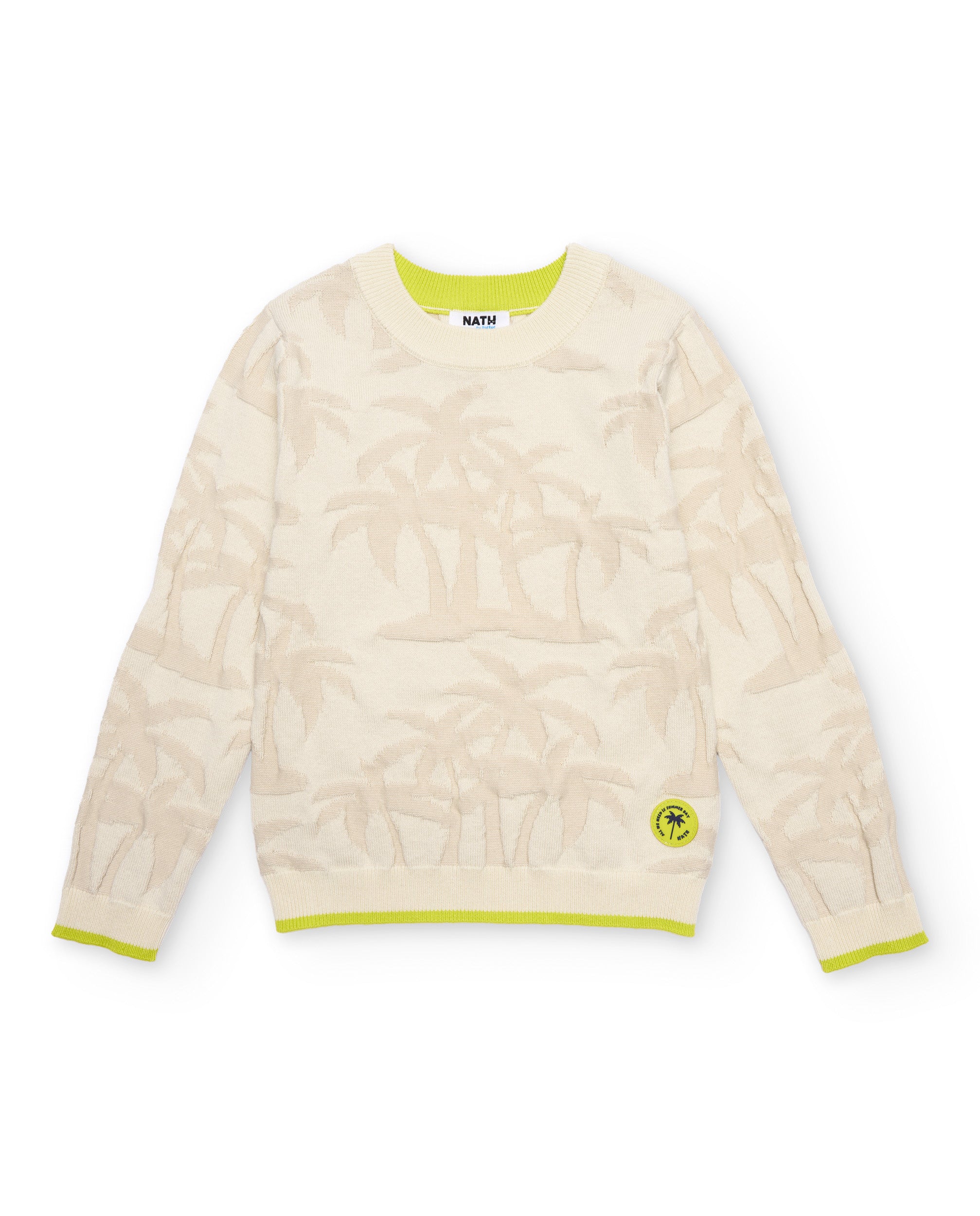 Tuc Tuc maglione bimbo beige palma mezza stagione