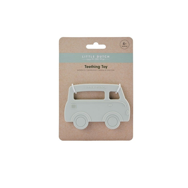 Little Dutch autobus verde massaggiagengive silicone