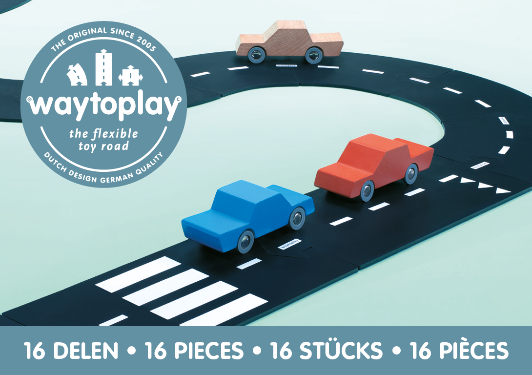 Waytoplay Expressway Pista Macchinine 16 Pezzi