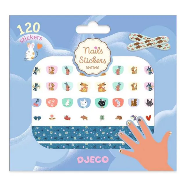 Djeco Cutie stickers unghie 120 mini nails