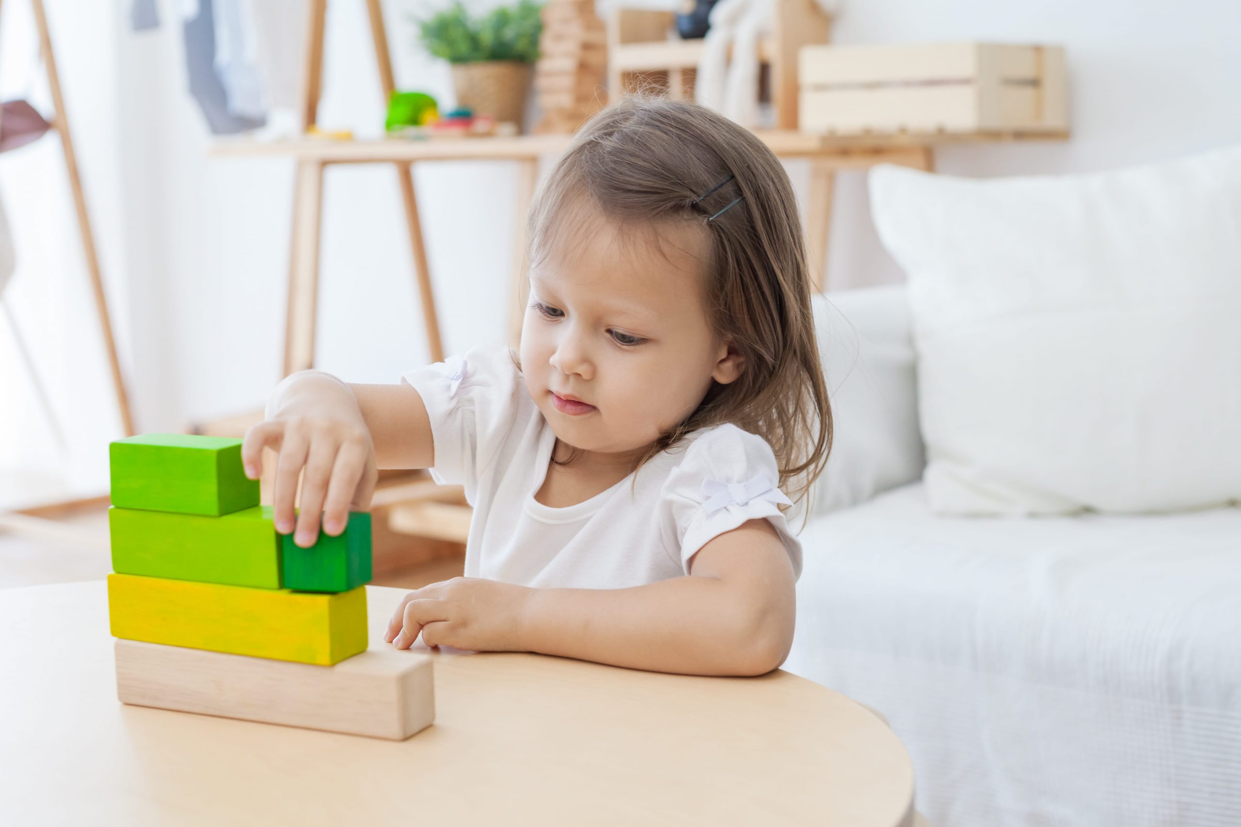 Plan Toys Ordering Blocks gioco matematico in legno