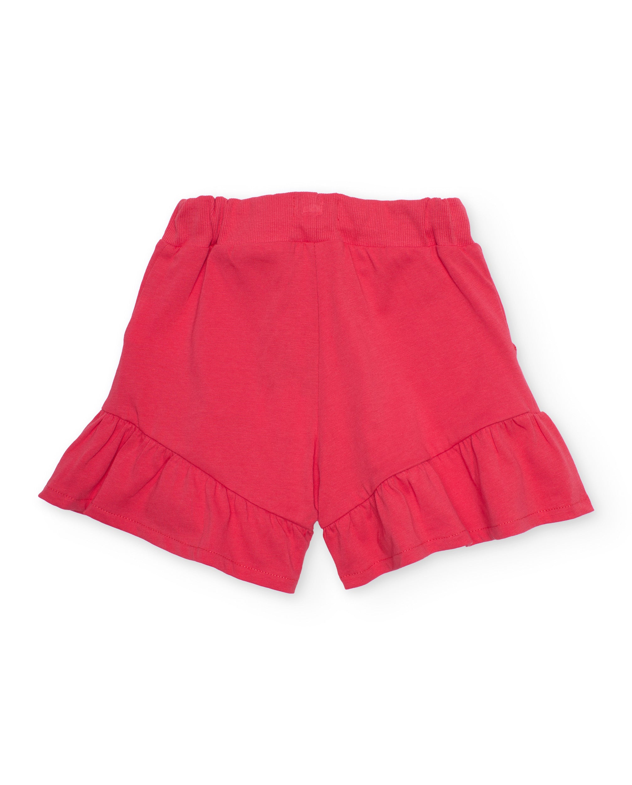 Tuc tuc shorts bimba rosso elastico tasche