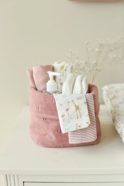Little Dutch Safari Friends set regalo neonata rosa cotone