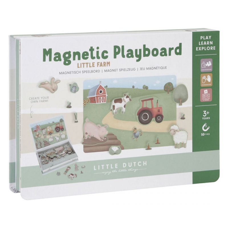 Little Dutch Little Farm lavagna magnetica fattoria carte