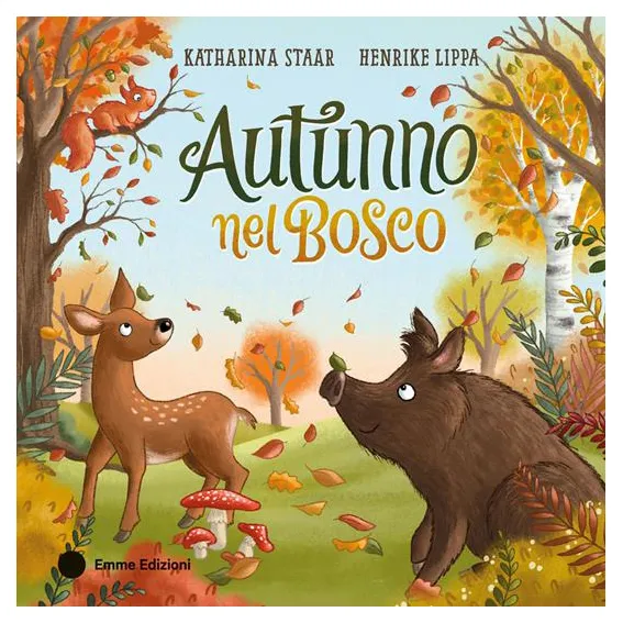 Emme Edizioni Libro Autunno nel Bosco Cartonato 16 Pagine