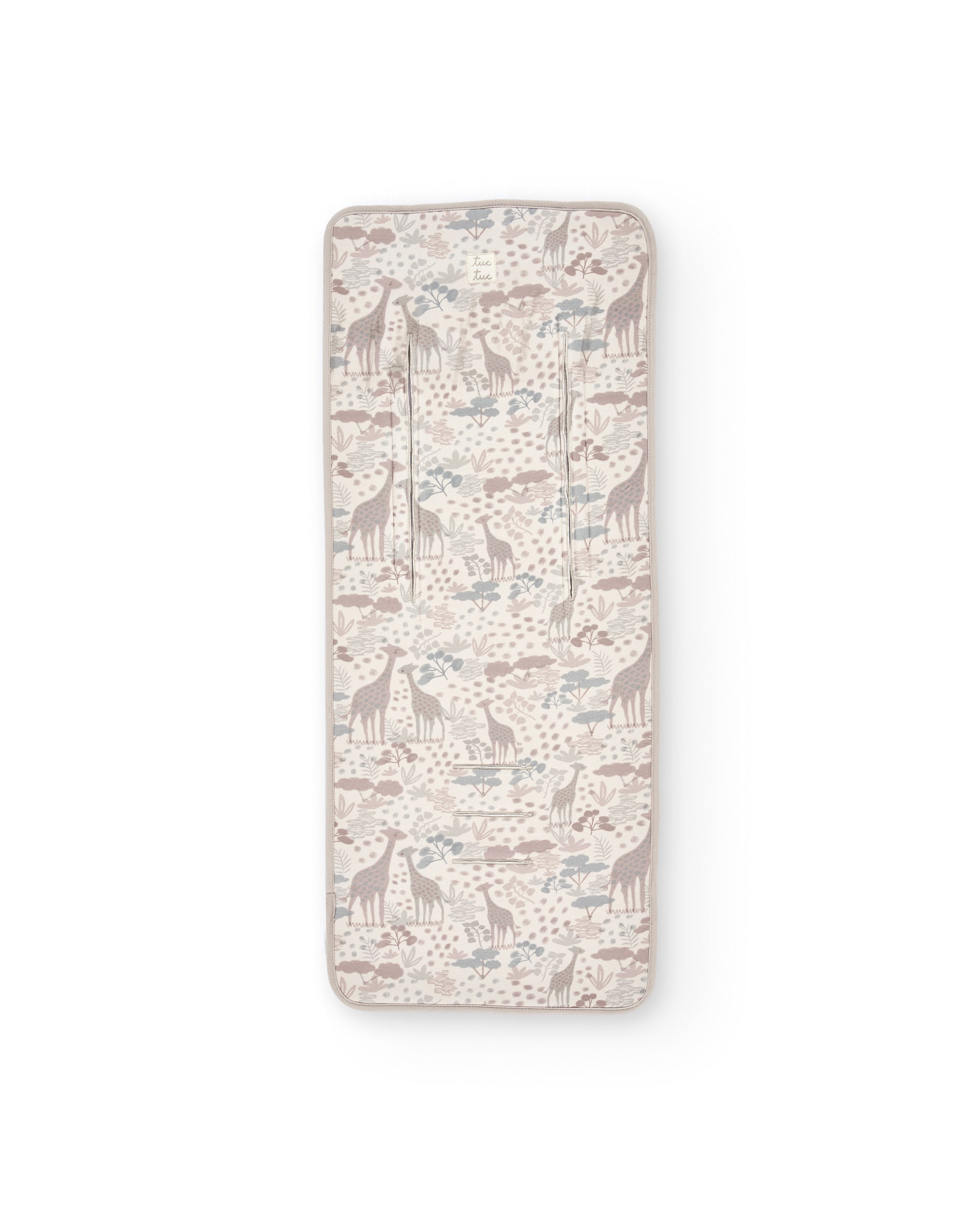 Tuc Tuc Materassino Passeggino Universale Giraffa Beige Imbottito
