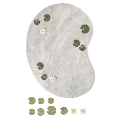 Lorena Canals Swan Lake tappeto cameretta cotone 130x170