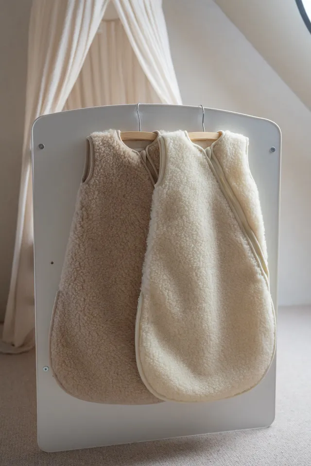 Kico Label sacco nanna invernale lana merino 70 cm naturel