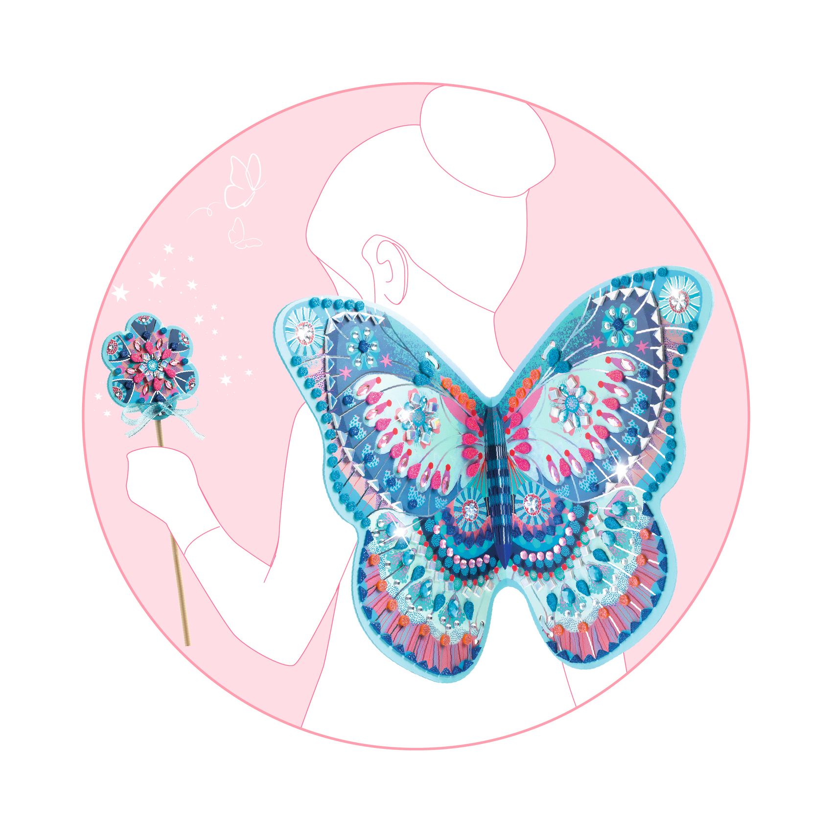 Djeco Wings Magic Like a Fairy kit ali fata