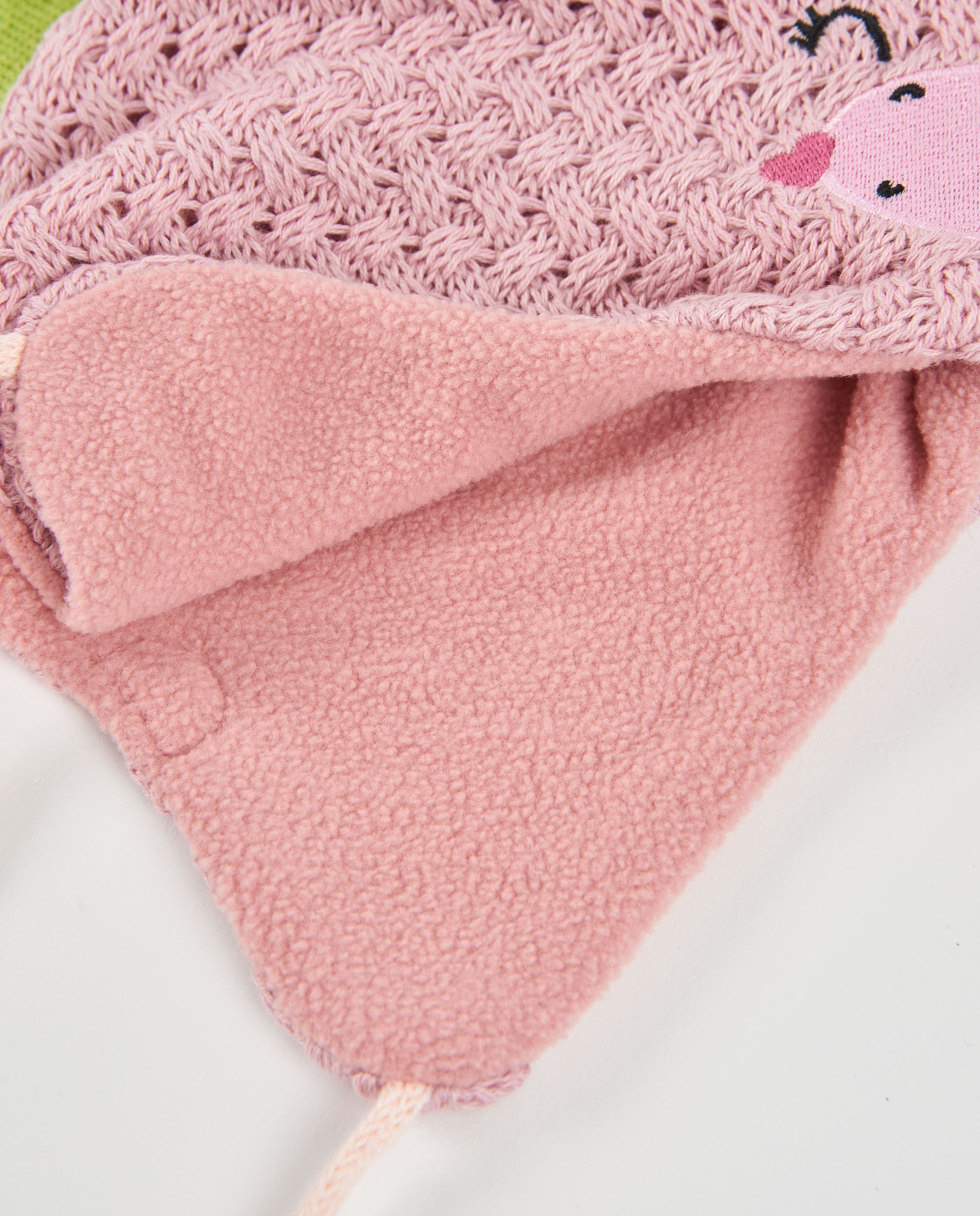 Tuc Tuc Cappello Neonata Dinosauro Rosa Maglia