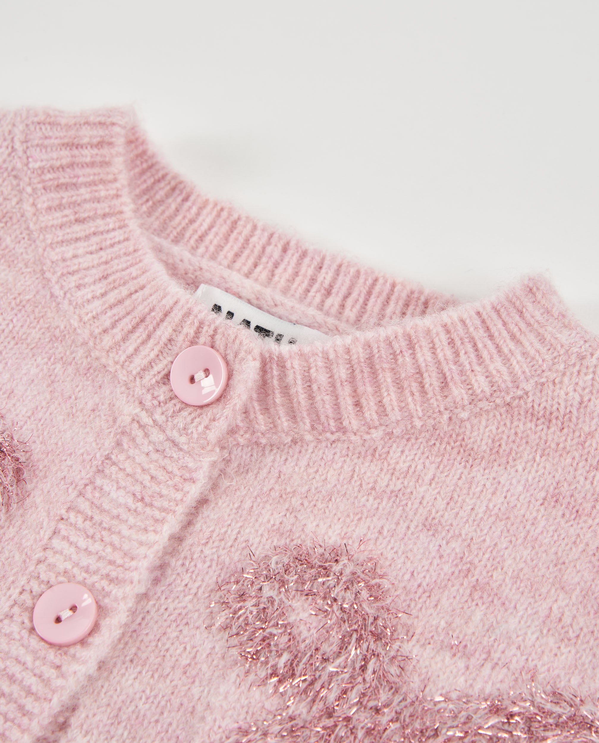 Tuc Tuc cardigan bambina rosa fiocchi bottoni