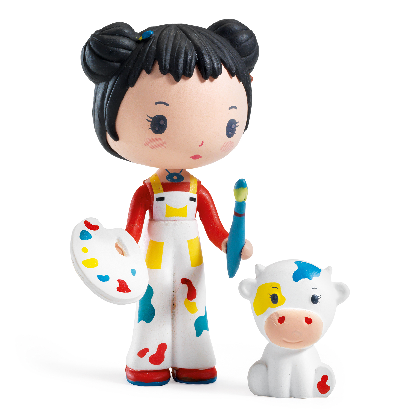 Djeco Tinyly Barbouille e Gribs figura vinile snodata