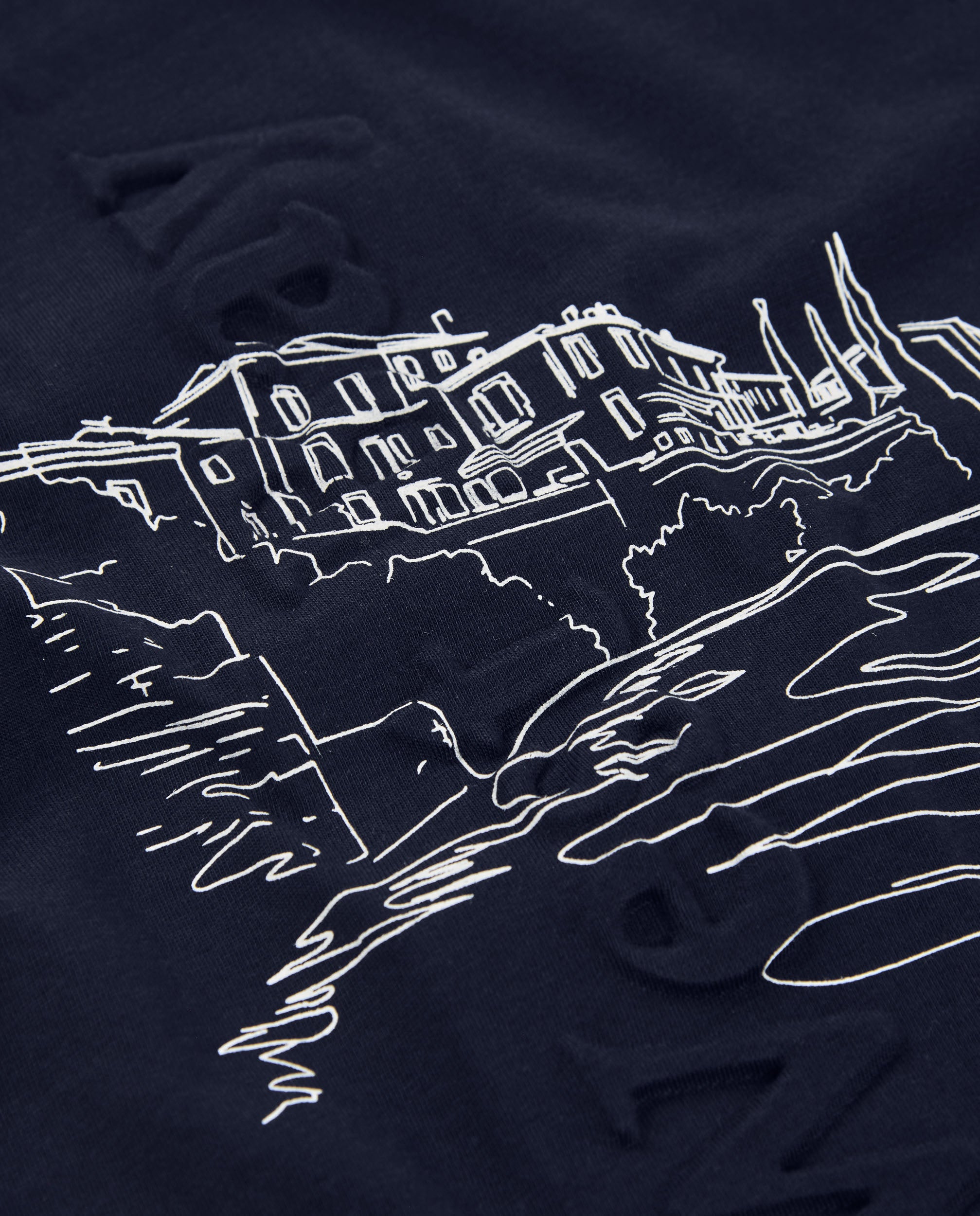 Tuc tuc t-shirt bambino costa blu navy