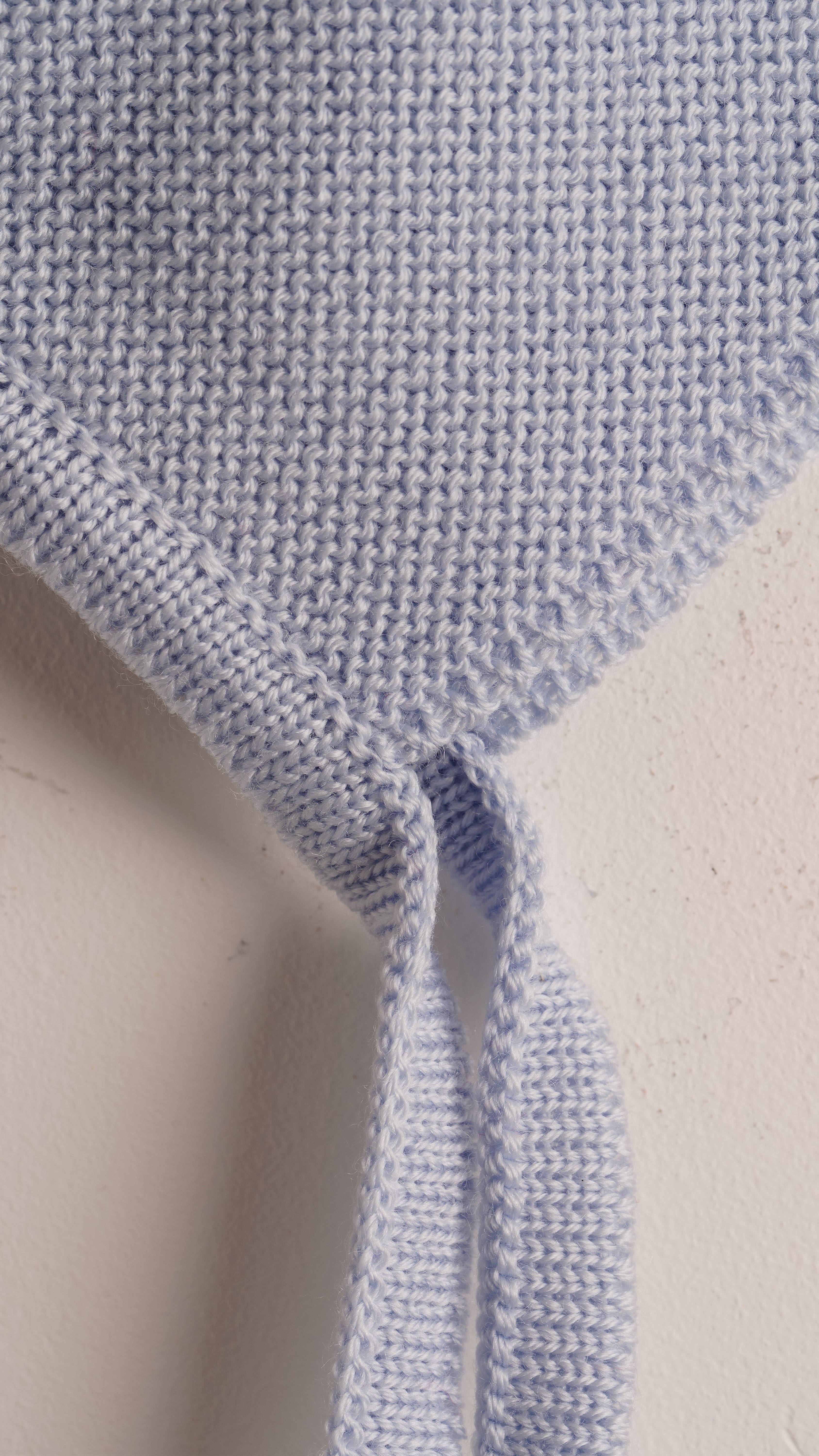 Babyhood cuffia neonato lana merino blu