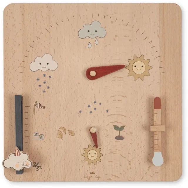 Konges Sløjd Stazione Meteo gioco legno faggio 30 cm