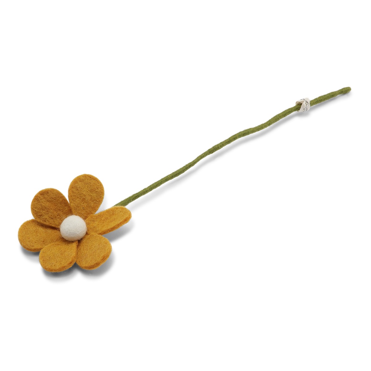 Gry & Sif Anemone Gialla fiore feltro grande lana