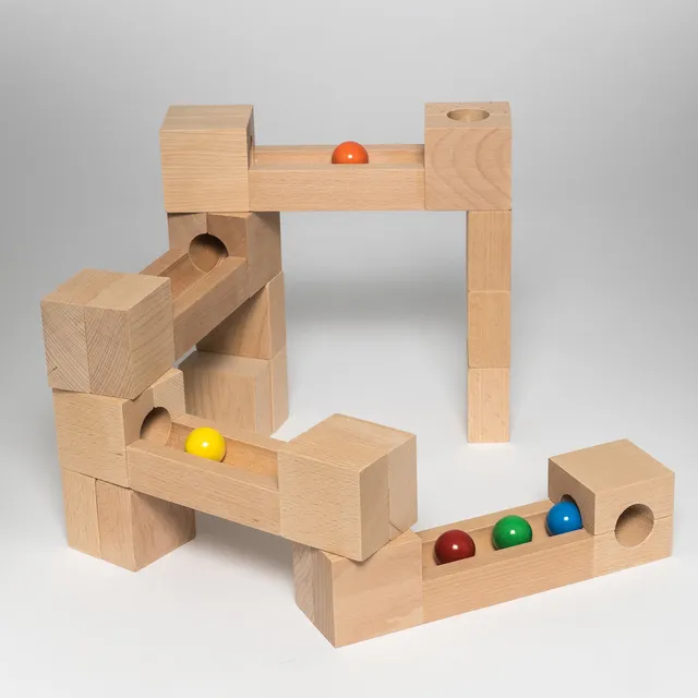 Kaden Ponte 10 Pista Biglie legno set ponti