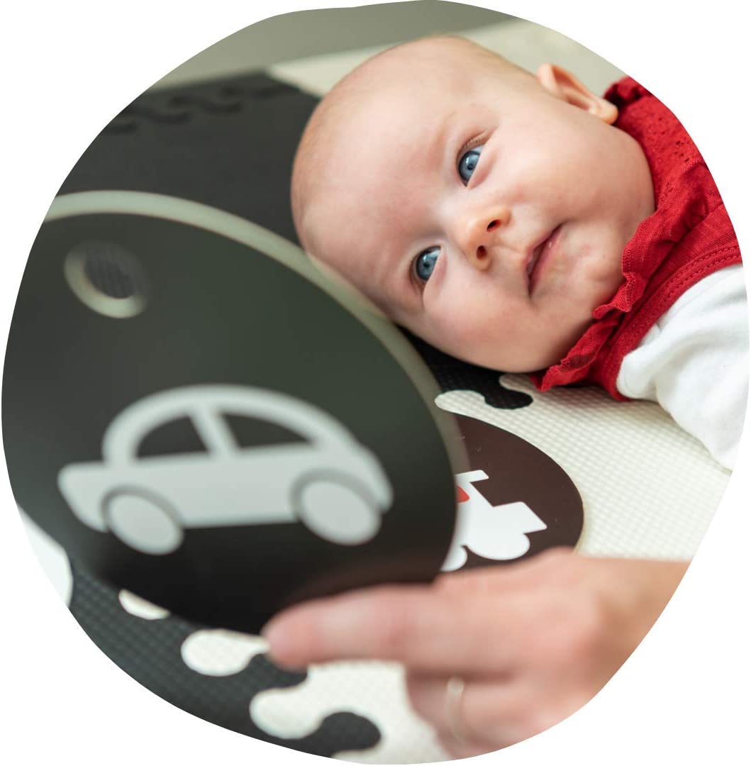 HANNIline 1° mese carte contrasto bianco nero 10 pezzi
