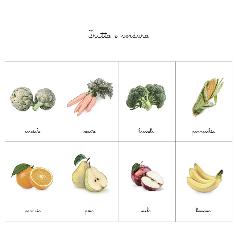 Safari Ltd Toob Frutta e Verdura miniature 8 pezzi Montessori