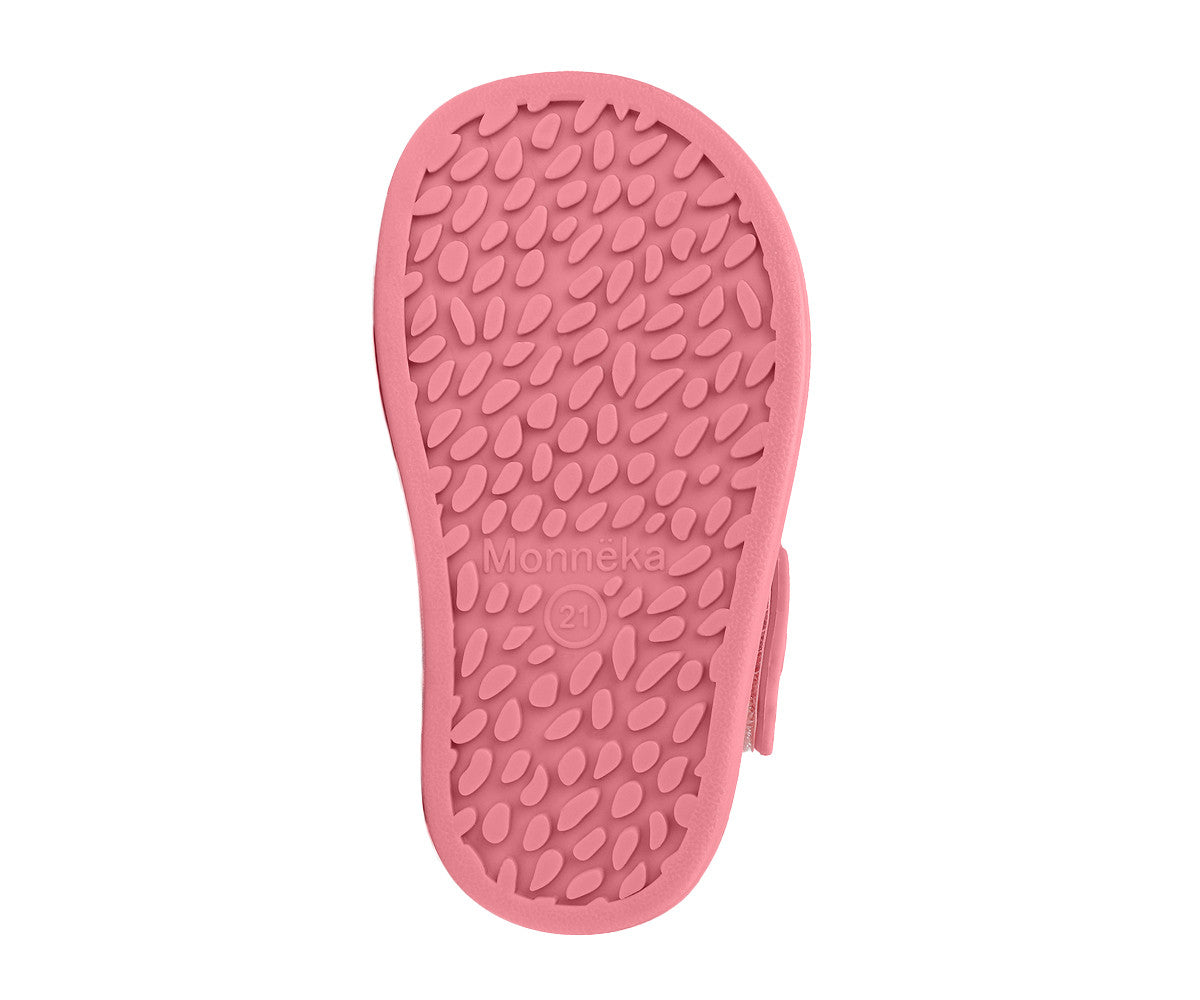 Monnëka Cangrejera Sandali Rosa Velcro PVC