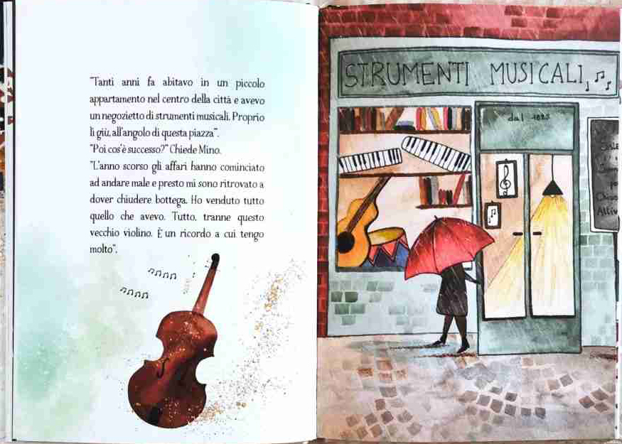 Saremo Alberi Il violino invisibile libro per bambini dai 6 anni