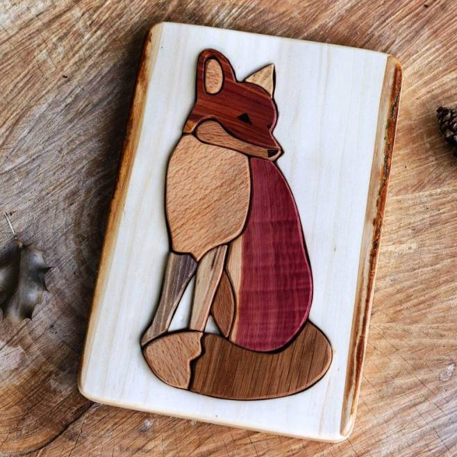 Cocoletes Wood Art Volpe puzzle incastri legno