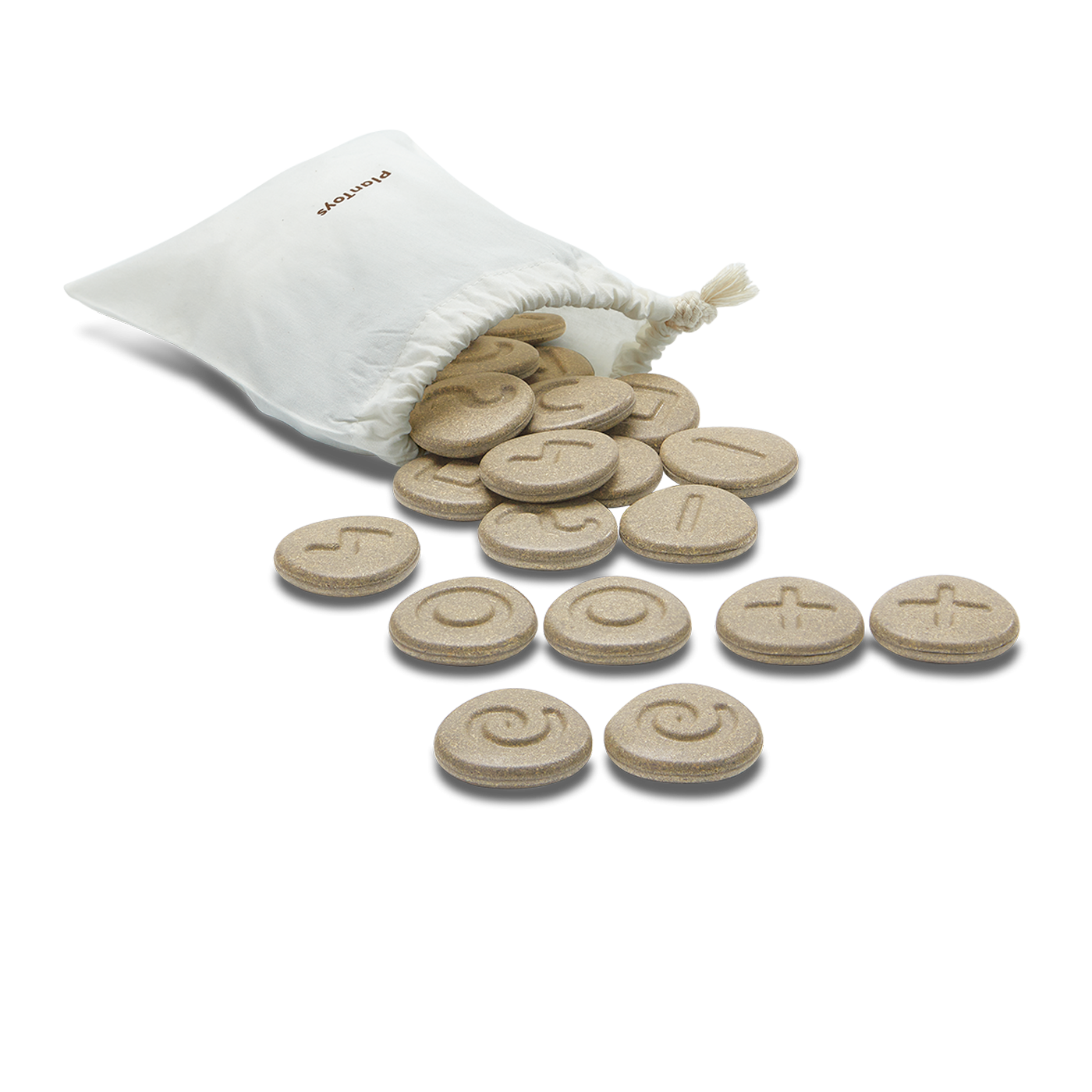 Plan Toys Tactile Stone pietre tattili sensoriali 24 pezzi