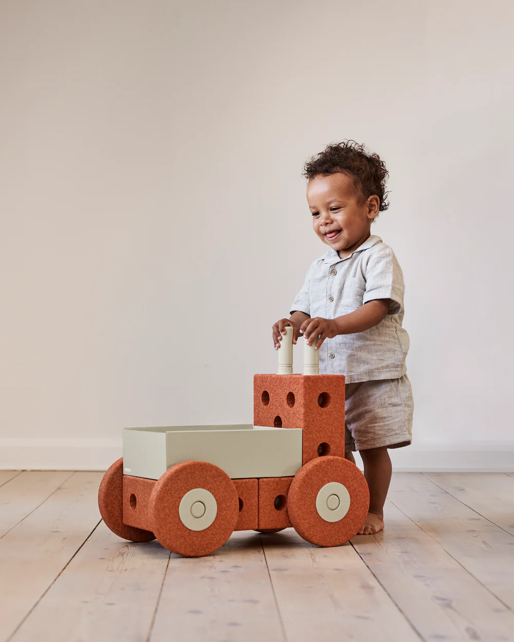 MODU Baby Walker 3-in-1 carrellino primi passi orange-green