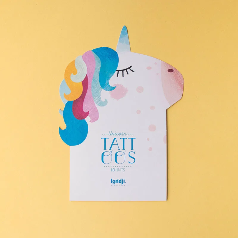 Londji Unicorn set 10 tatuaggi temporanei bambini