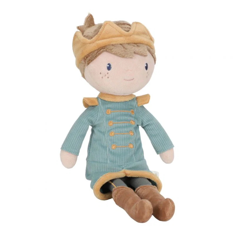 Little Dutch Cuddle Principe Jim bambola morbida 35 cm ciniglia