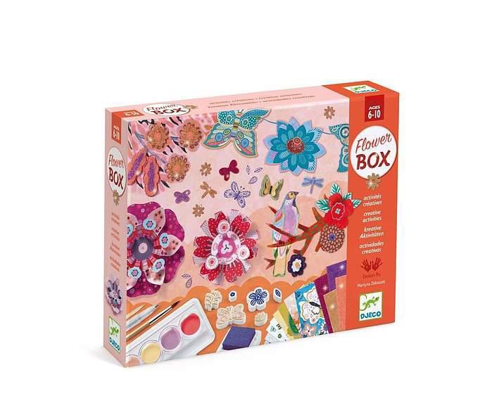 Djeco Fiori set artistico multiattività cofanetto creativo