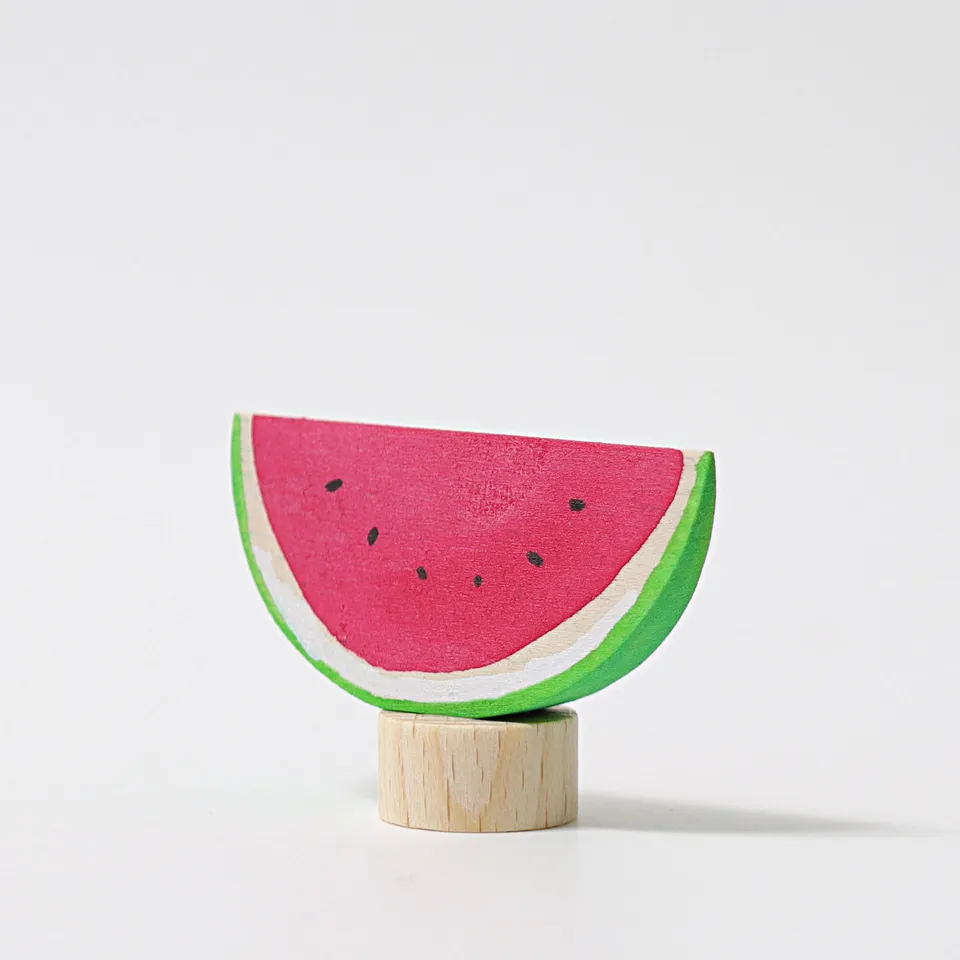 Grimm's Cocomero figura legno decorativa dipinta a mano