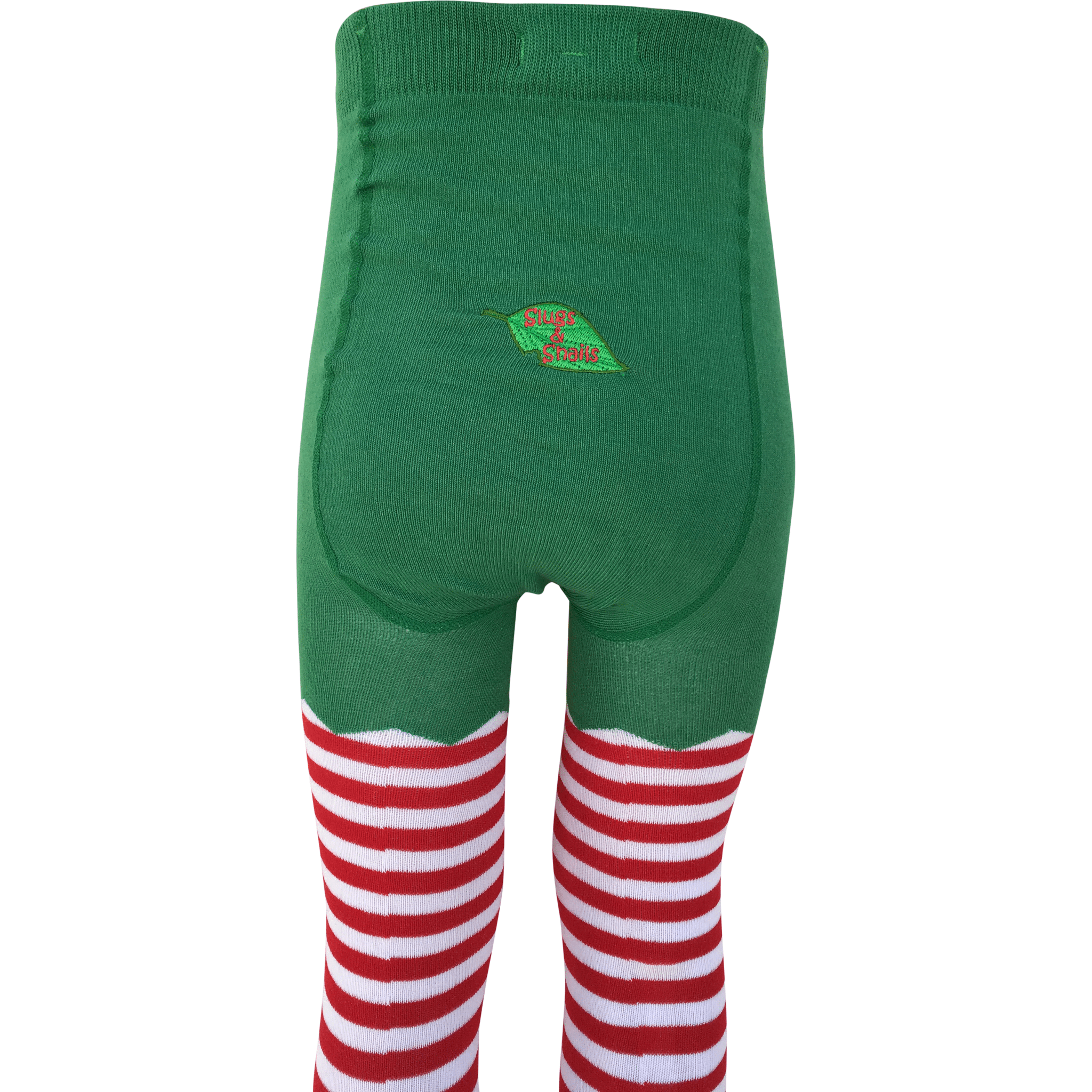 Slugs & Snails Elfish collant bimbi natale righe cotone bio