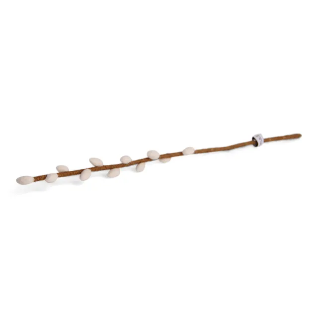 Gry & Sif Ramo Salice Bianco decorazione lana 47 cm