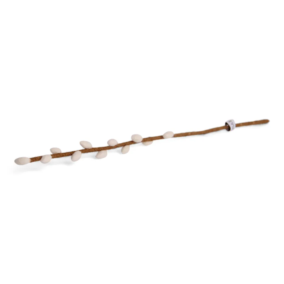 Gry & Sif Ramo Salice Bianco decorazione lana 47 cm