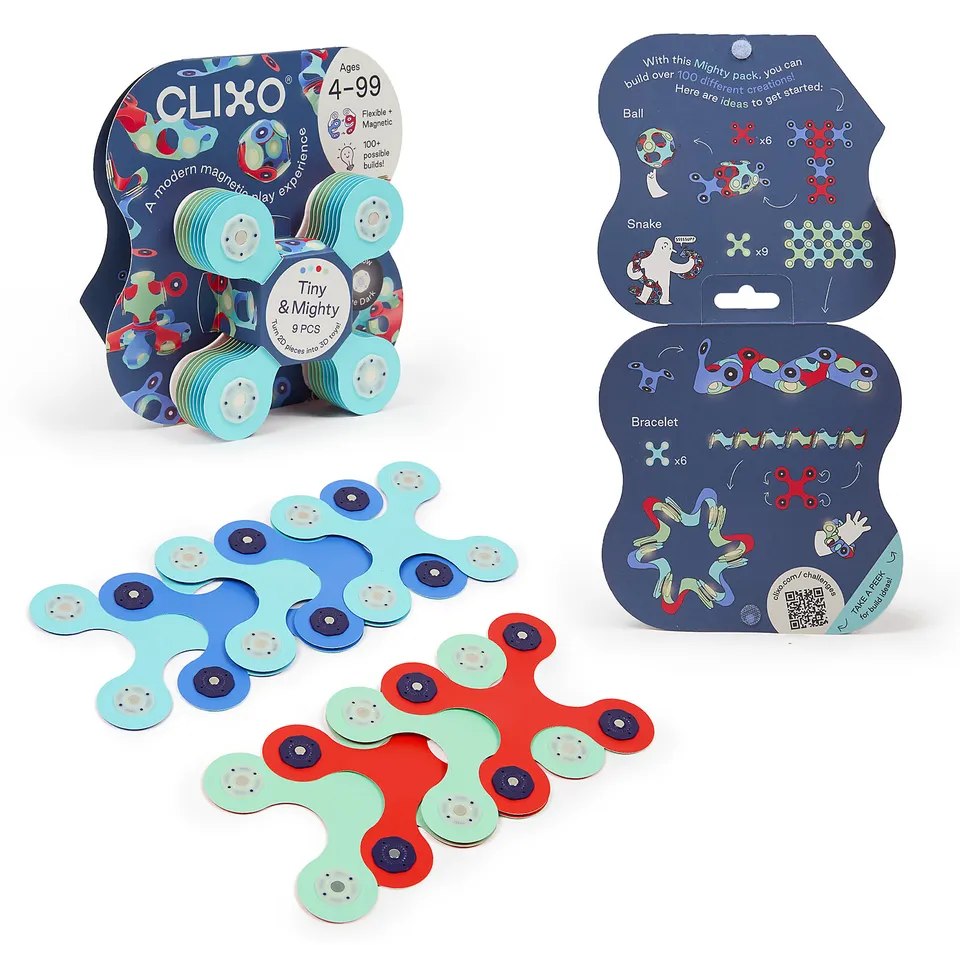 Clixo Tiny Mighty Oceano gioco magnetico 9 pezzi