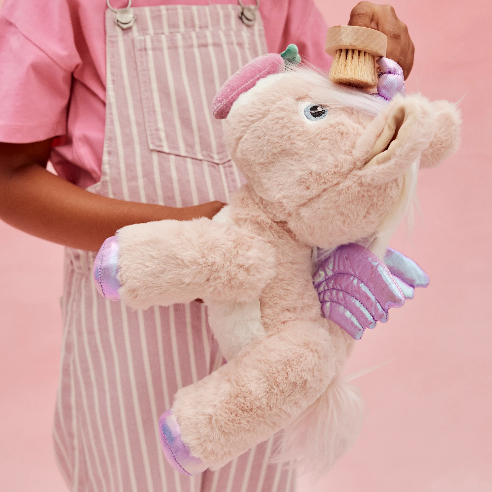 OlliElla Dinkum Unicorn Shimmer peluche rosa