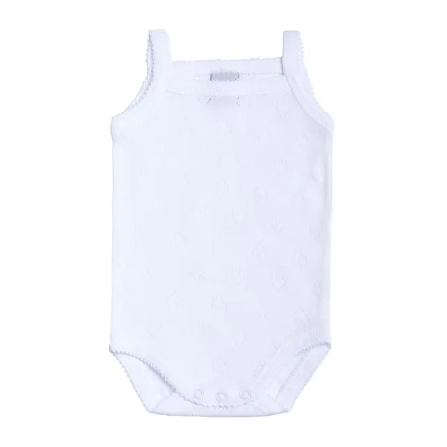 Babidu Body Cuore Traforato 6-9 Mesi Cotone