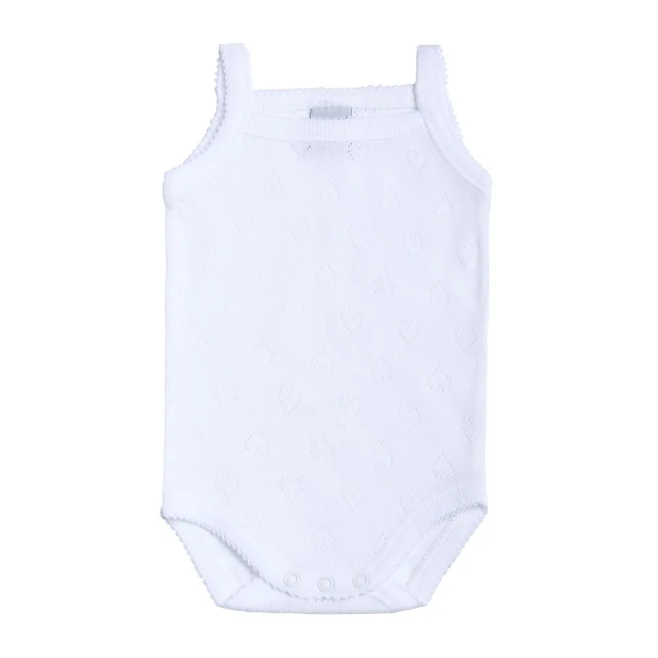 Babidu Body Cuore Traforato 6-9 Mesi Cotone