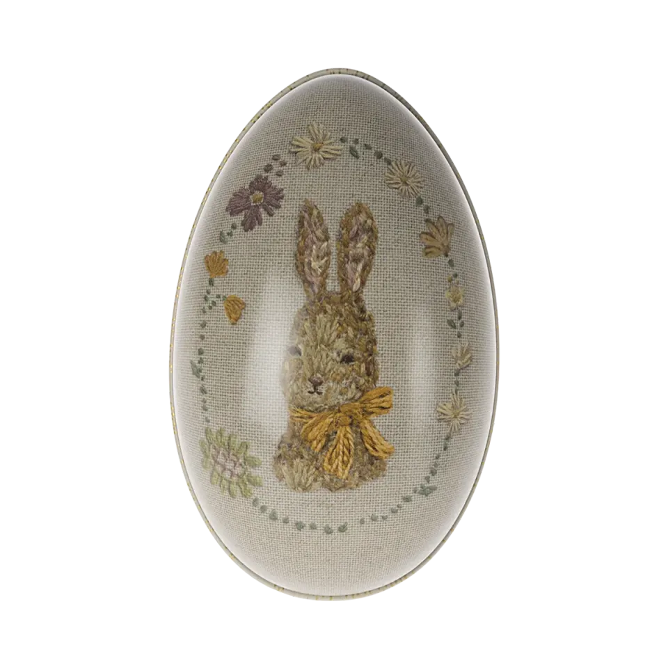 Maileg Coniglio uovo di Pasqua in metallo H 11 cm