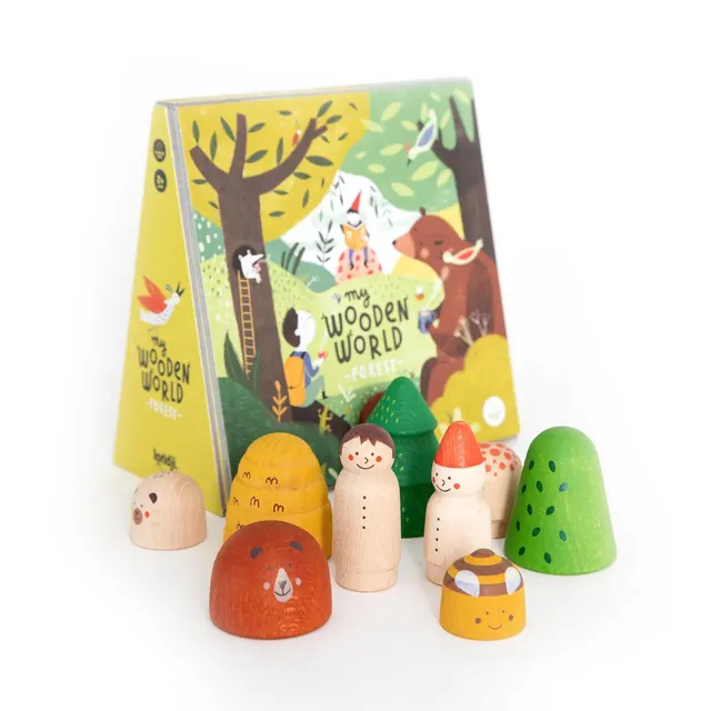 Londji My Wooden World Forest set gioco legno foresta