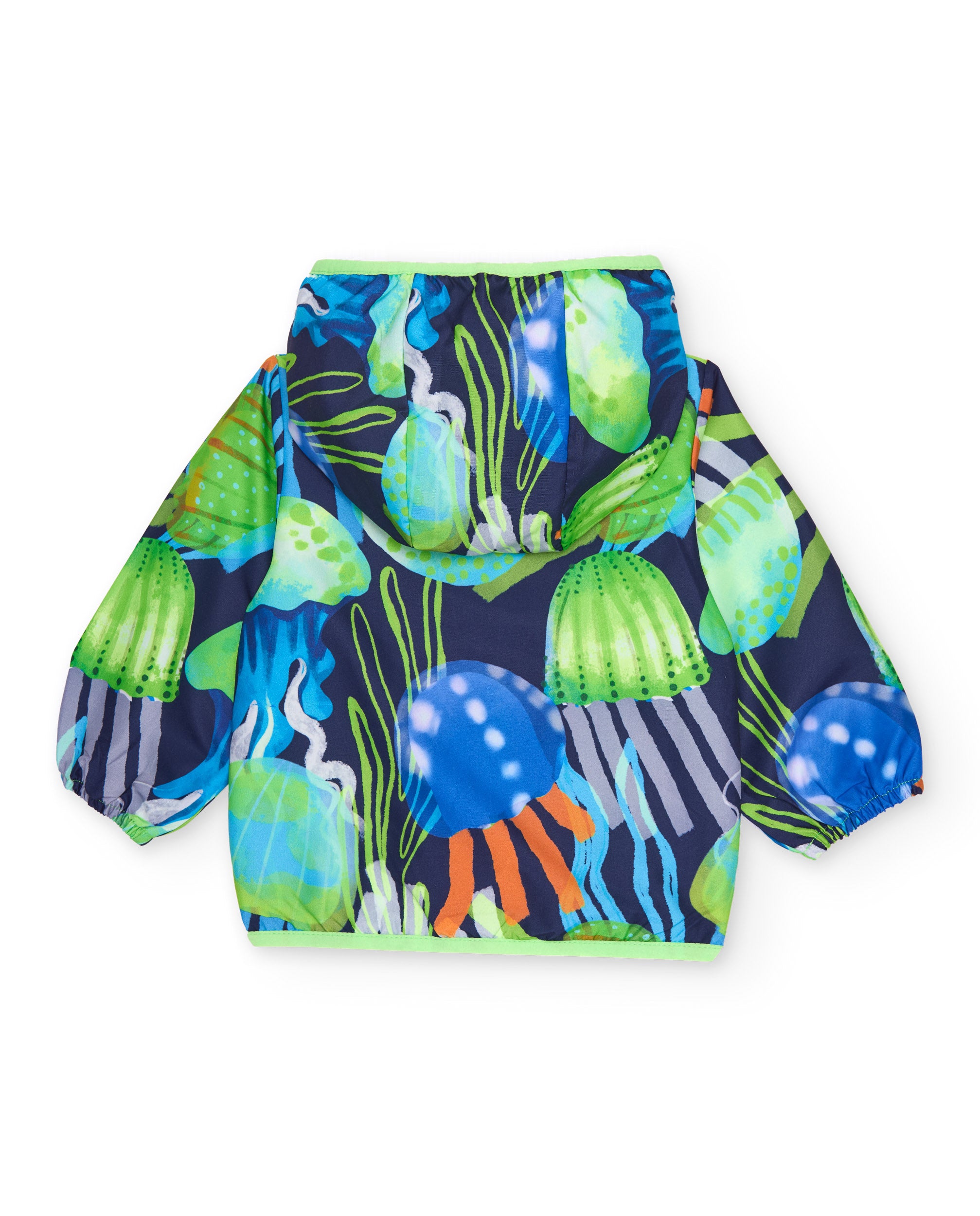Tuc Tuc giacca bambino blu fantasia mare cappuccio