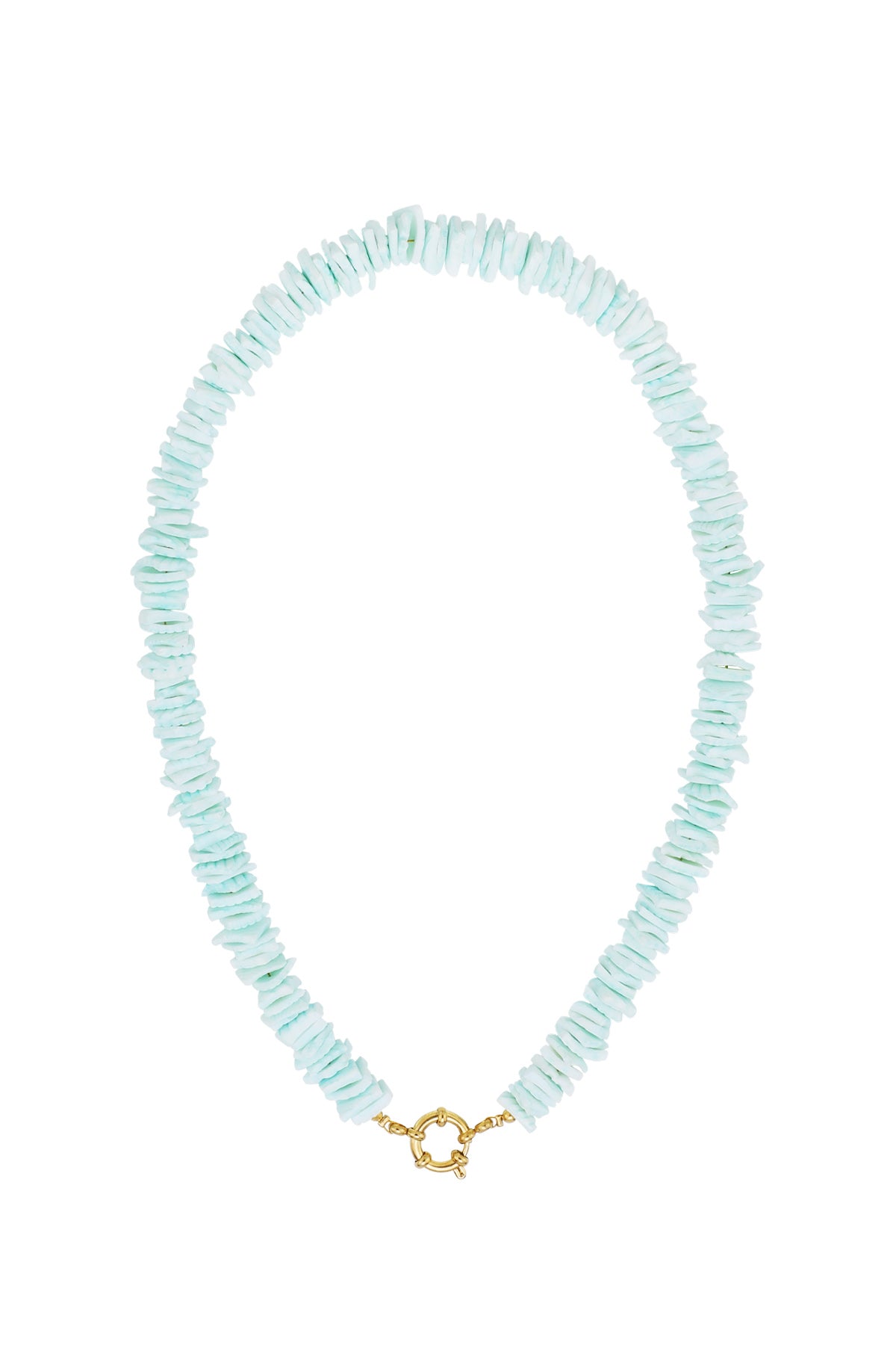 Ella and Rapha Aqua Seashell collana turchese conchiglia